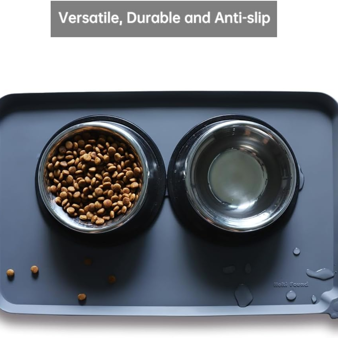 Found Waterproof Pet Feeding Mats With High Lips Multiple Size And Colors For Dogs, Cats Others G