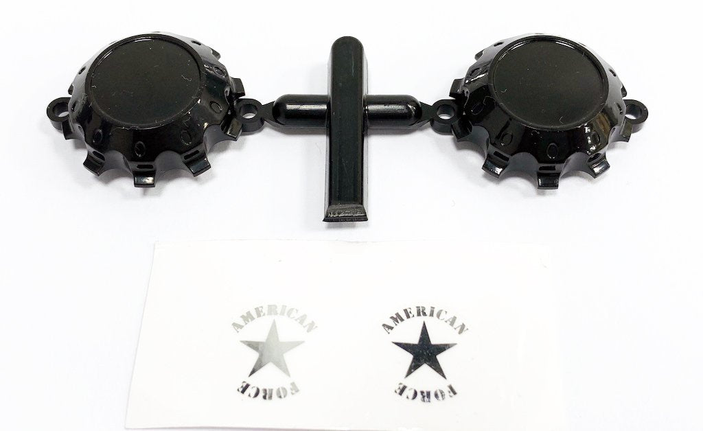 CEN Racing American Force H01 Contra Wheel Cap Black with Decal