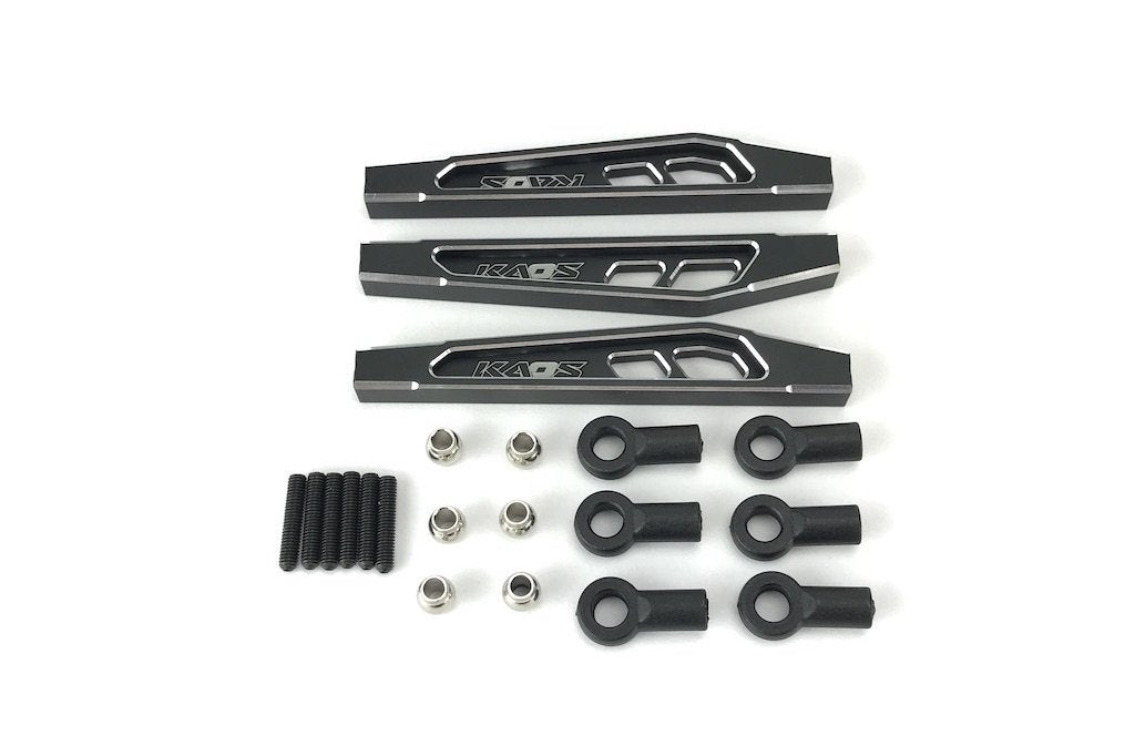 CEN Racing KAOS CNC Aluminum Front Upper & Lower Suspension Links (69mm Black) (3pcs) F450