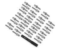 CEN Racing Bullet Wheel Lug(silver chrome M2.5 studs with tool 40pcs)