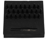 CEN Racing Bullet Wheel Lug (black chrome M2 studs with tool 24pcs)