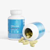 Cellvia NAD+ 500mg: Cellular Energy, Metabolism, Quercetin & Resveratrol | 60 Ct