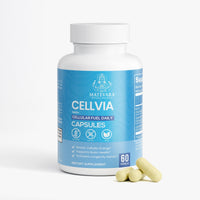 Cellvia NAD+ 500mg: Cellular Energy, Metabolism, Quercetin & Resveratrol | 60 Ct
