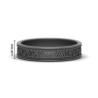 Celtic Mens Gold Band Rings