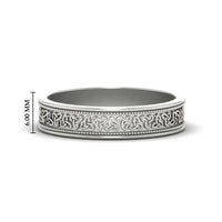 Celtic Mens Gold Band Rings