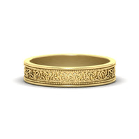 Celtic Mens Gold Band Rings