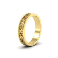 Celtic Mens Gold Band Rings