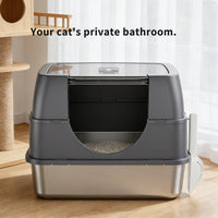 Only Self Pickup---Galaxy Stainless Steel Cat Litter Box