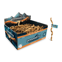 Dogginstix Lamb Collagen Twist 12 in Natural Dog Chews, Single Ingredient, Pack of 25