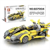 City Racing Building Blocks Set - Educational Car Story Toys for Children - # BOT&G52710007 - BIG FRENCHIES