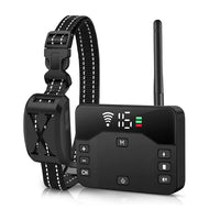 Wireless Electric Dog Fence Waterproof Pet Shock Boundary Containment System Electric Training Collar For Small Medium L