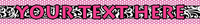 Personalized Chantilly Pink Dog Collar