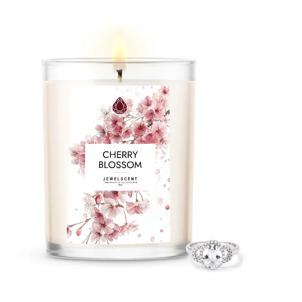 Cherry Blossom 18oz Home Jewelry Candle - BIG FRENCHIES
