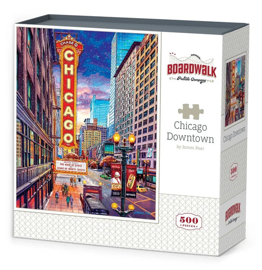 Chicago Downtown 500 Piece Puzzle by Boardwalk - BIG FRENCHIES