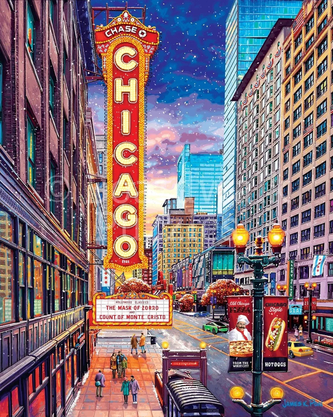 Chicago Downtown 500 Piece Puzzle by Boardwalk - BIG FRENCHIES