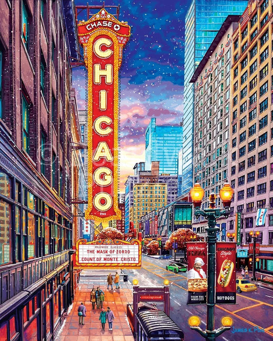 Chicago Downtown 500 Piece Puzzle by Boardwalk - BIG FRENCHIES