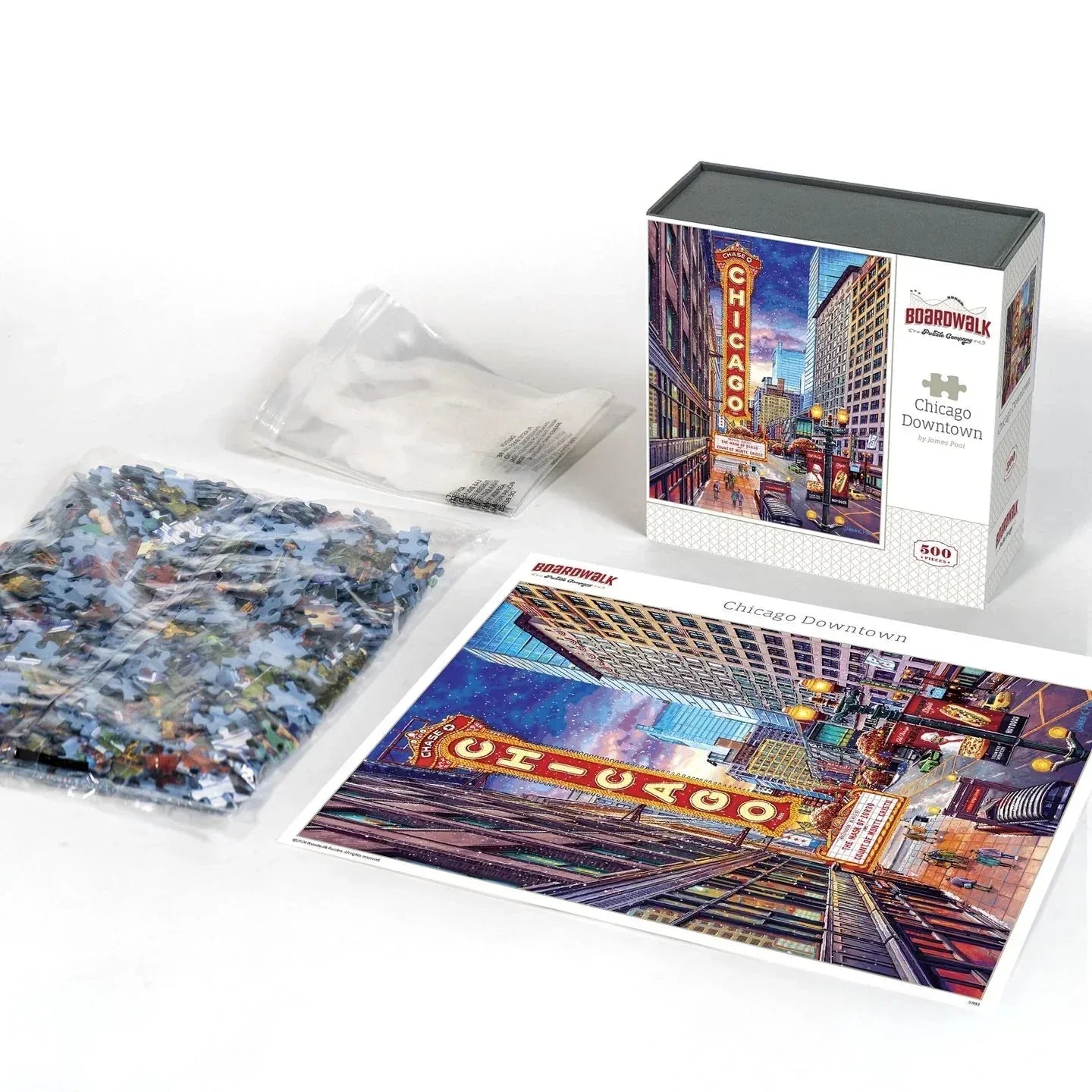 Chicago Downtown 500 Piece Puzzle by Boardwalk - BIG FRENCHIES