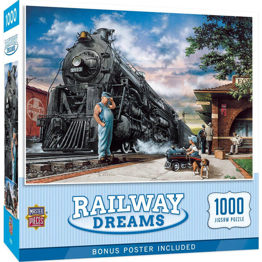 Childhood Dreams - Railway Dreams 1000 Piece Puzzle | Masterpieces Puzzles - BIG FRENCHIES