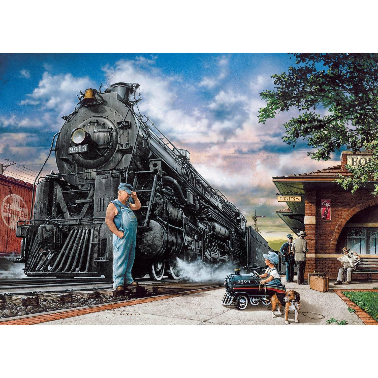 Childhood Dreams - Railway Dreams 1000 Piece Puzzle | Masterpieces Puzzles - BIG FRENCHIES
