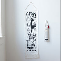Canvas Growth Chart - Woodland