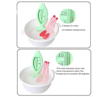 Children's Tableware Baby Learning Dishes With Suction Cup Assist Food Bowl Temperature Sensing Spoon Baby Feeding Bowl
