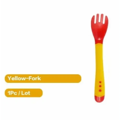 Children's Tableware Baby Learning Dishes With Suction Cup Assist Food Bowl Temperature Sensing Spoon Baby Feeding Bowl