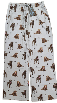 Labrador (Chocolate) Pajama Bottoms - Unisex