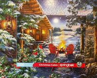 Christmas Cabin 500 Piece Jigsaw Puzzle by Springbok Puzzles - BIG FRENCHIES