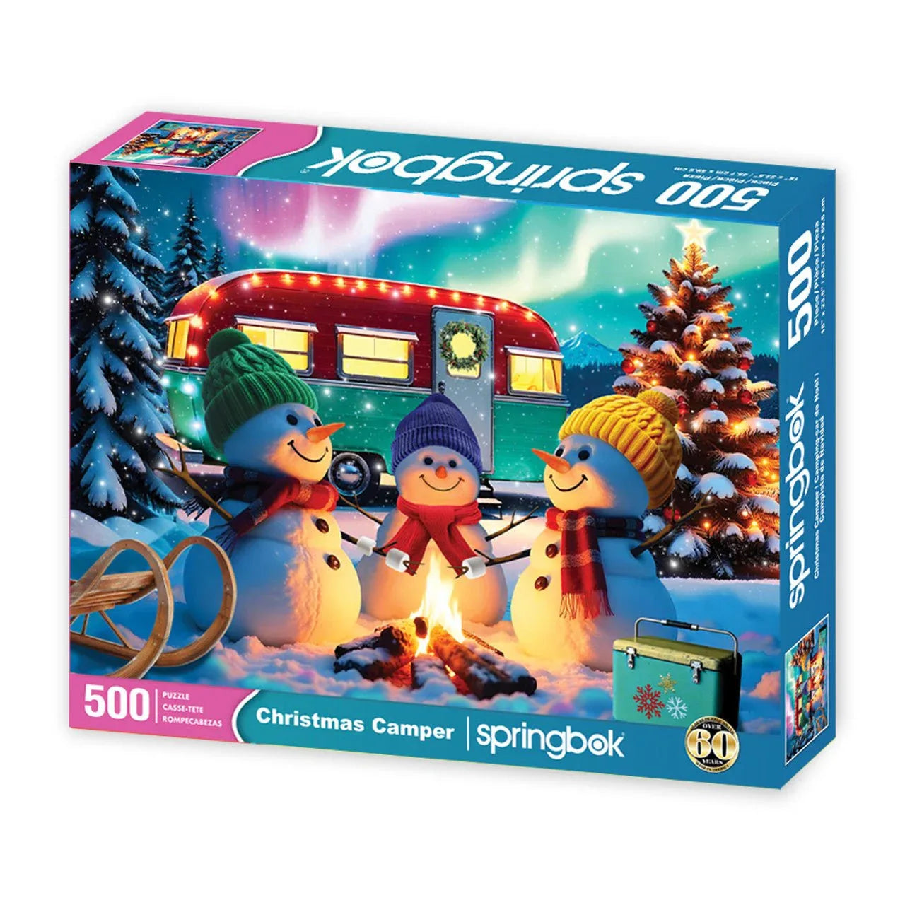 Christmas Camper 500 Piece Jigsaw Puzzle | Springbok Puzzles - BIG FRENCHIES