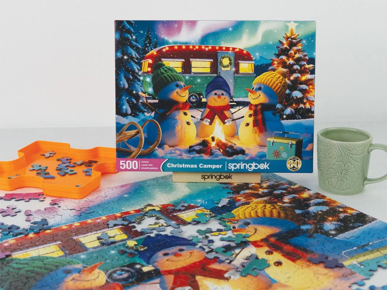 Christmas Camper 500 Piece Jigsaw Puzzle | Springbok Puzzles - BIG FRENCHIES