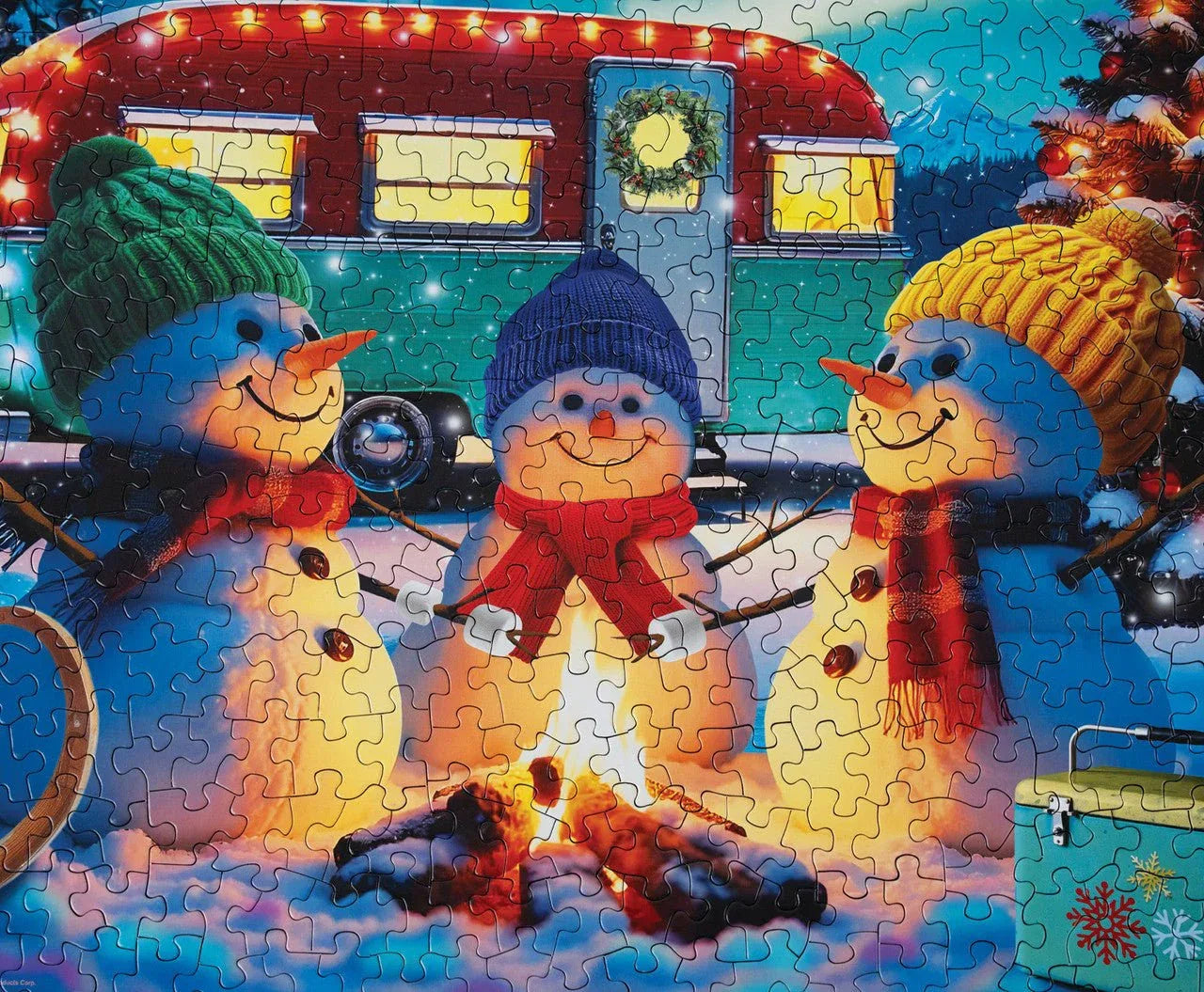 Christmas Camper 500 Piece Jigsaw Puzzle | Springbok Puzzles - BIG FRENCHIES