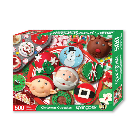 Christmas Cupcakes 500 Piece Jigsaw Puzzle | Springbok Puzzles - BIG FRENCHIES