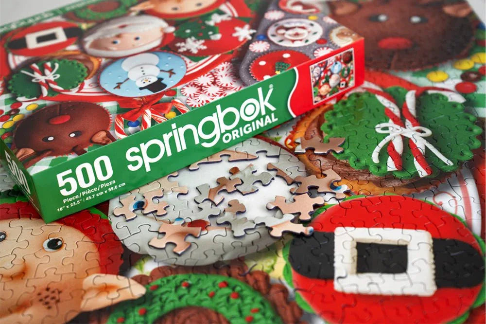 Christmas Cupcakes 500 Piece Jigsaw Puzzle | Springbok Puzzles - BIG FRENCHIES