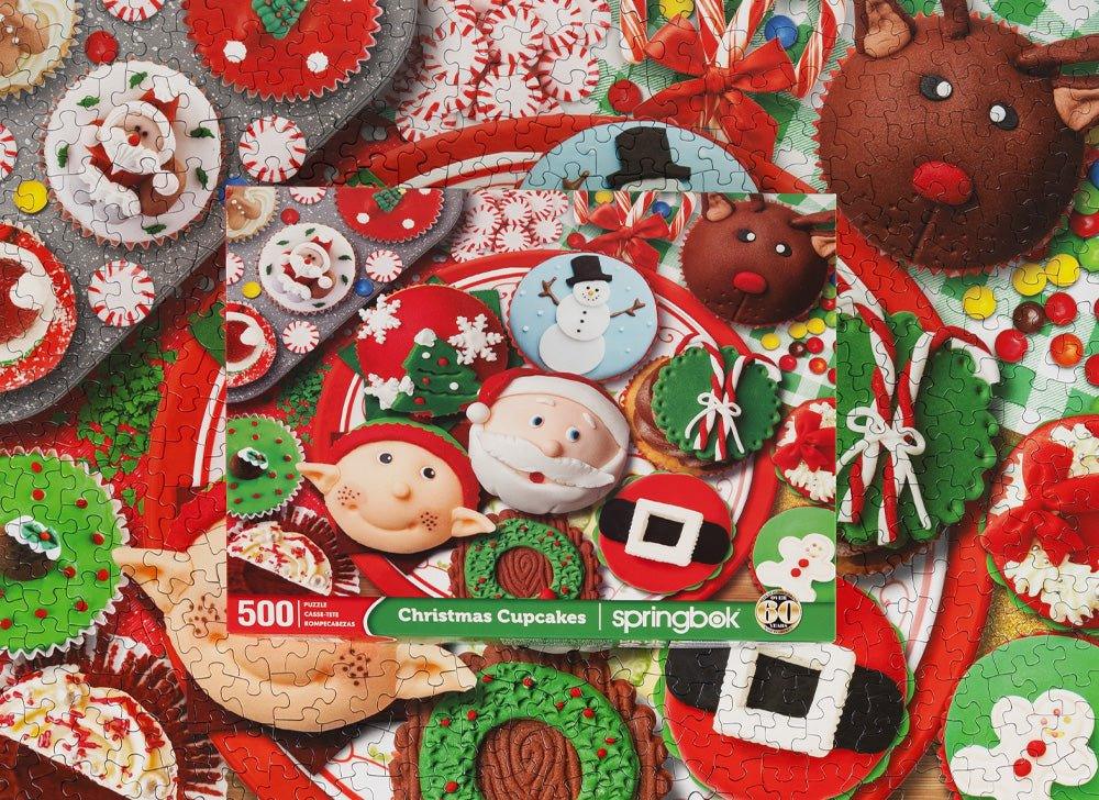 Christmas Cupcakes 500 Piece Jigsaw Puzzle | Springbok Puzzles - BIG FRENCHIES