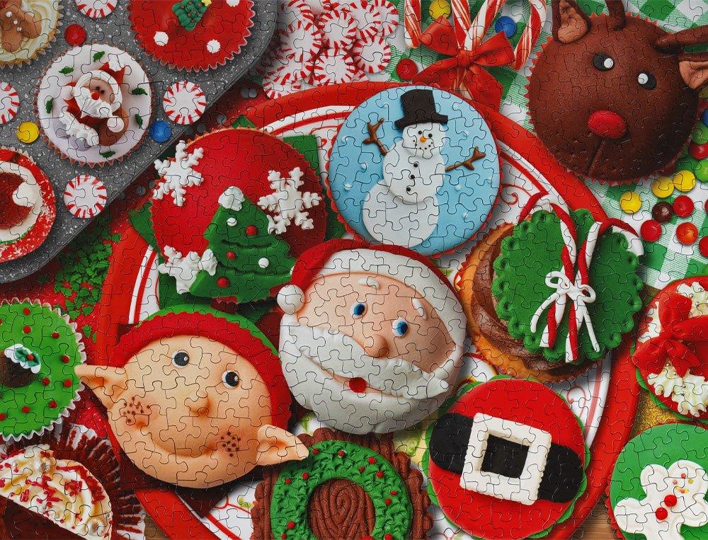 Christmas Cupcakes 500 Piece Jigsaw Puzzle | Springbok Puzzles - BIG FRENCHIES