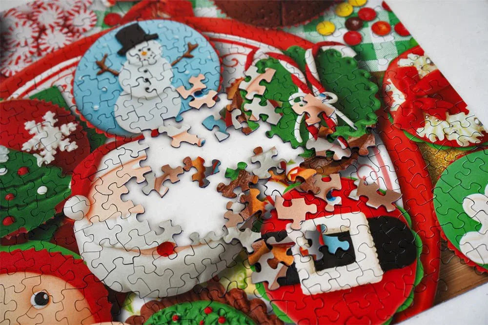 Christmas Cupcakes 500 Piece Jigsaw Puzzle | Springbok Puzzles - BIG FRENCHIES