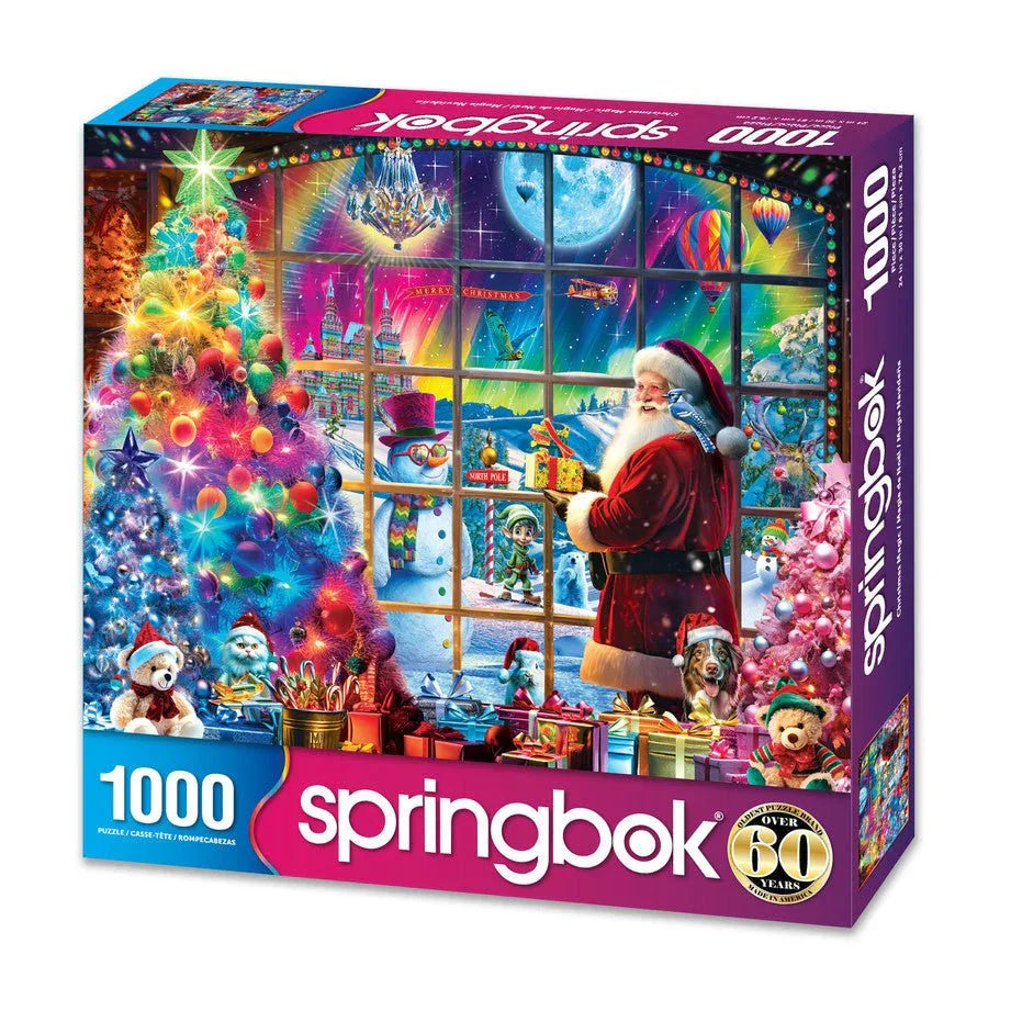 Christmas Magic 1000 Piece Jigsaw Puzzle by Springbok Puzzles - Whimsical Holiday Puzzle - BIG FRENCHIES