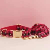 Personalized Christmas Red Star Plaid Classic Set