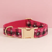 Personalized Christmas Red Star Plaid Classic Set