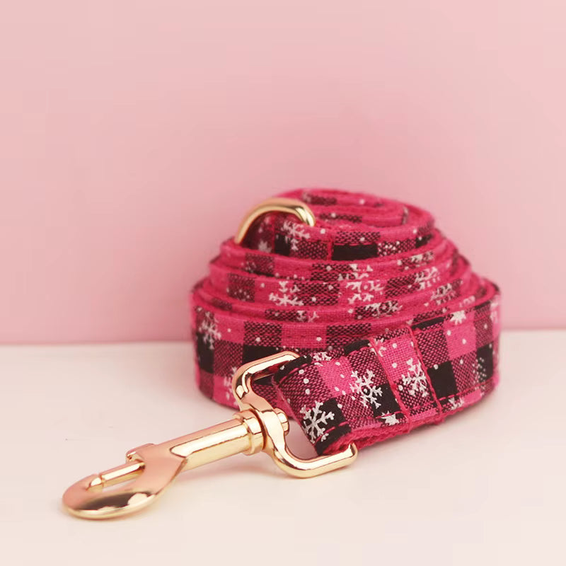 Personalized Christmas Red Star Plaid Classic Set