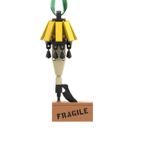 Christmas Story Leg Lamp Display - Christmas Ornament - Custom Printed - Made Using LEGO® Parts