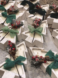 Christmas Tree Candle | Wood Bowl