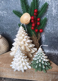 Christmas Fir Tree Candles - Festive Holiday Decor for Your Home