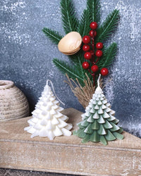 Christmas Fir Tree Candles - Festive Holiday Decor for Your Home