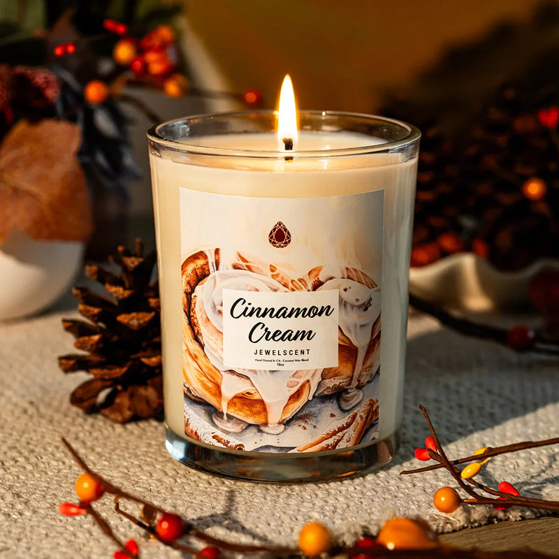 Cinnamon Cream 18oz Home Jewelry Candle - BIG FRENCHIES