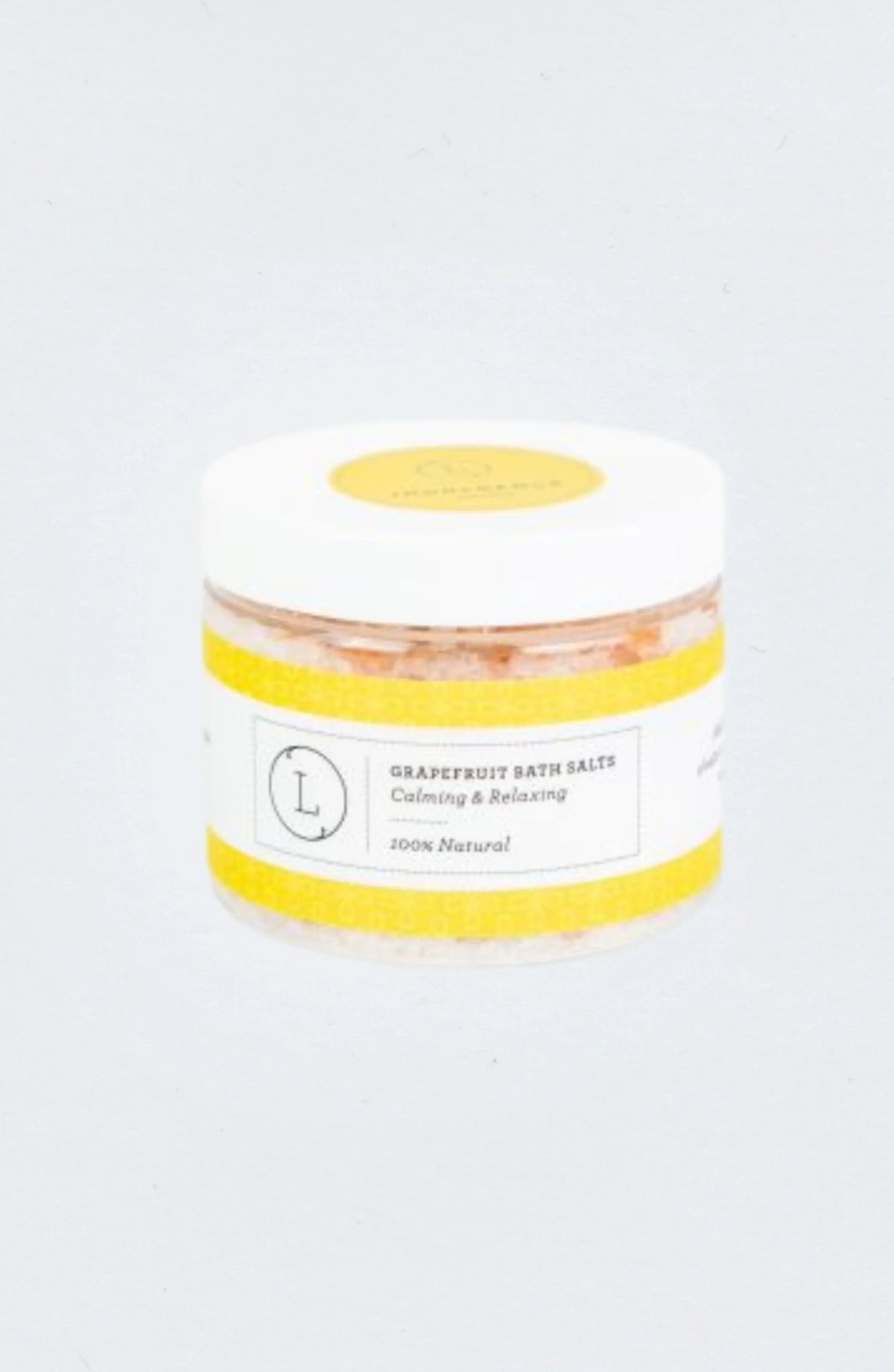 Grapefruit Natural Bath Salt Soak with Dead sea, Epsom and Himalayan salts - BIG FRENCHIES