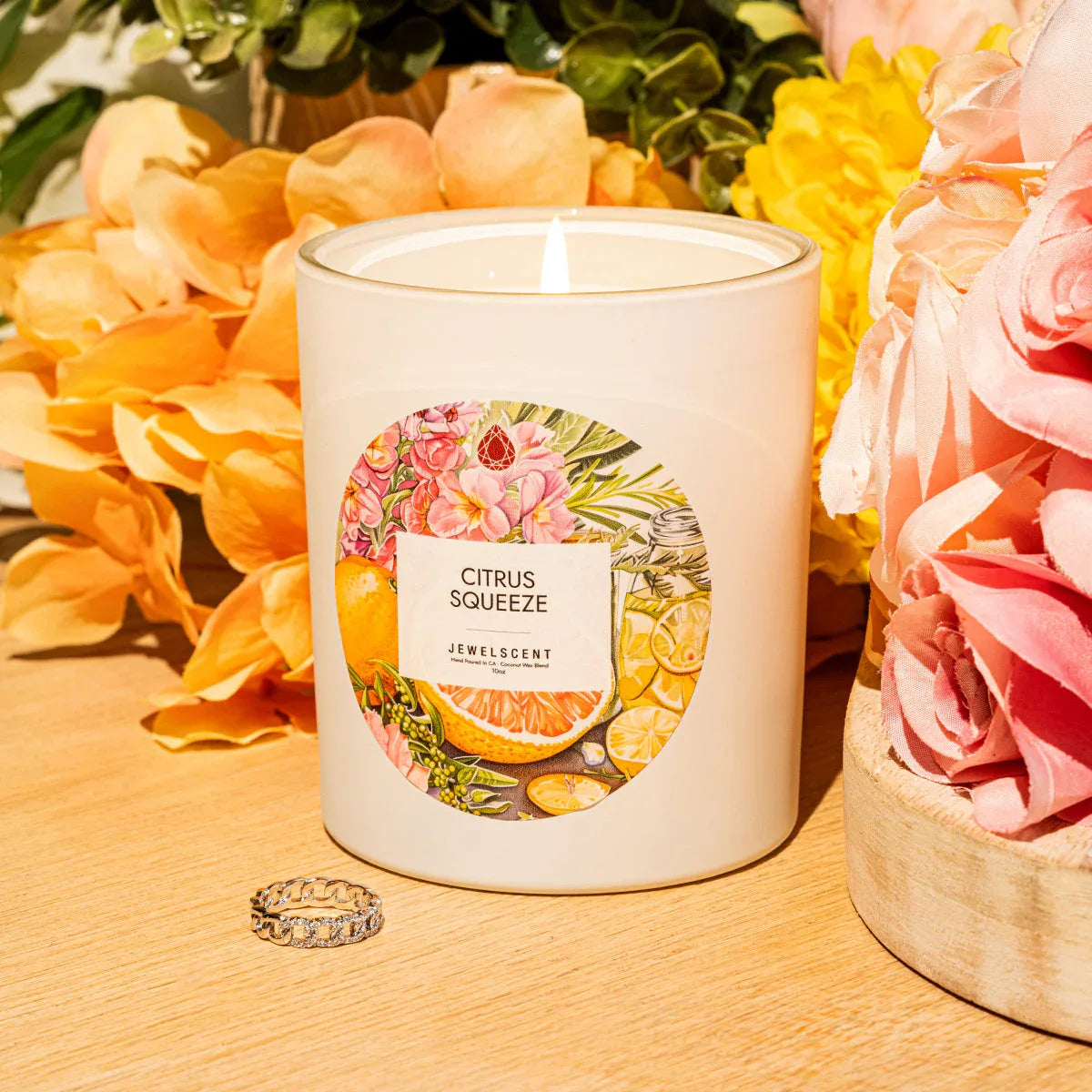 Citrus Squeeze 10oz Signature Jewelry Candle - BIG FRENCHIES