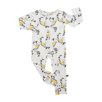 Amalfi Coast Lemon White Zippered Romper - BIG FRENCHIES