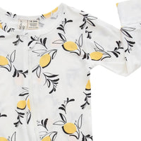 Amalfi Coast Lemon White Zippered Romper - BIG FRENCHIES