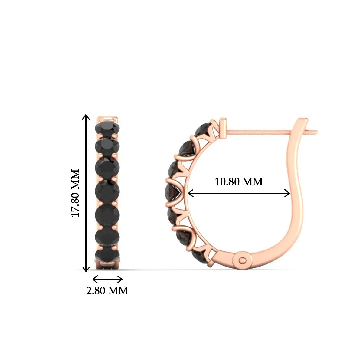 Modern Huggie Hoop Earrings